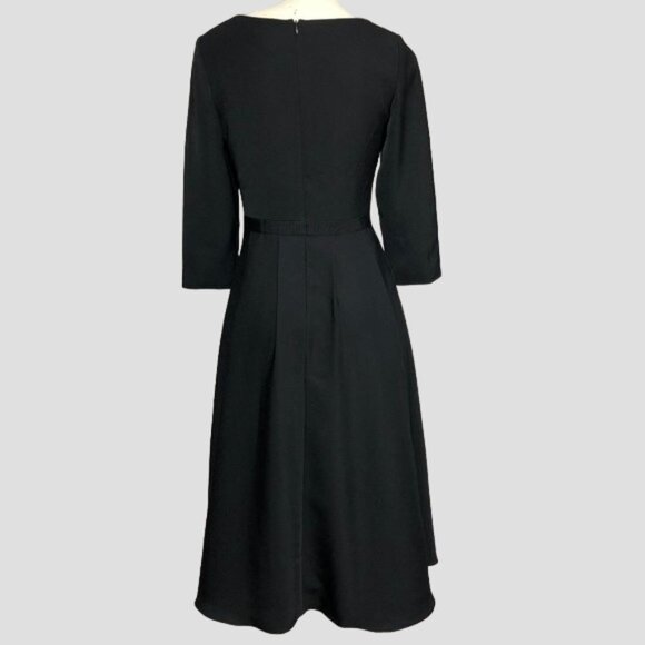 NWOT Ted Baker Shamari Metallic Embroidered Gold Filigree Bodice Flare Dress - Picture 3 of 16